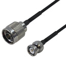 Premium Phantom Cables RG174 N-Type Male to BNC Male Cable