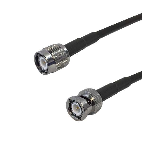 Premium Phantom Cables Times Microwave LMR-195 TNC Male to BNC Male Cable