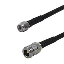 Premium Phantom Cables Brand RF-240 N-Type Female to SMA Male Cable