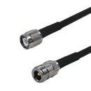 Premium Phantom Cables Times Microwave LMR-240 Ultra Flex N-Type Female to TNC Male Cable