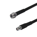 Premium Phantom Cables Times Microwave LMR-240 SMA Male to SMA-RP (Reverse Polarity) Female Cable