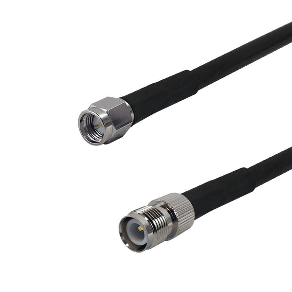 Premium Phantom Cables Brand RF-240 SMA Male to TNC-RP (Reverse Polarity) Female Cable