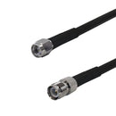 Premium Phantom Cables Times Microwave LMR-240 SMA Male to TNC-RP (Reverse Polarity) Female Cable