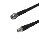 Premium Phantom Cables Times Microwave LMR-240 Ultra Flex SMA-RP (Reverse Polarity) Male to SMA-RP (Reverse Polarity) Female Cable