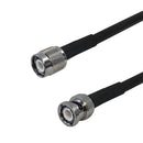 Premium Phantom Cables Times Microwave LMR-240 TNC Male to BNC Male Cable