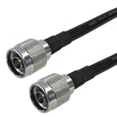 Premium Phantom Cables Times Microwave LMR-400 N-Type Male to N-Type Male Cable