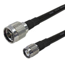 Premium Phantom Cables Times Microwave LMR-400 N-Type Male to TNC Male Cable