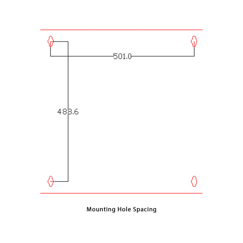 Wall Mount Swing Cabinet 12U x 18.5" Usable Depth - Perforated Doors - Black