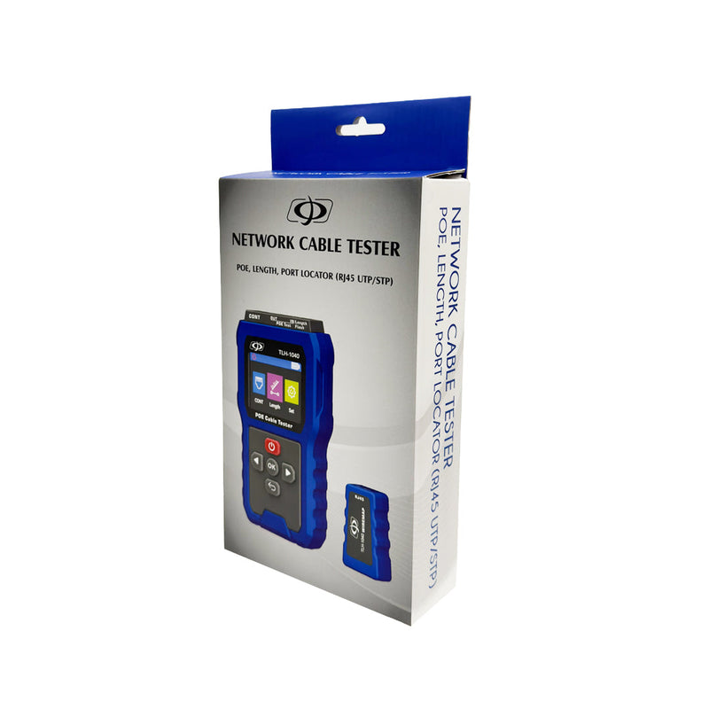 Network Cable Tester PoE, Length, Port Locate - RJ45 UTP/STP