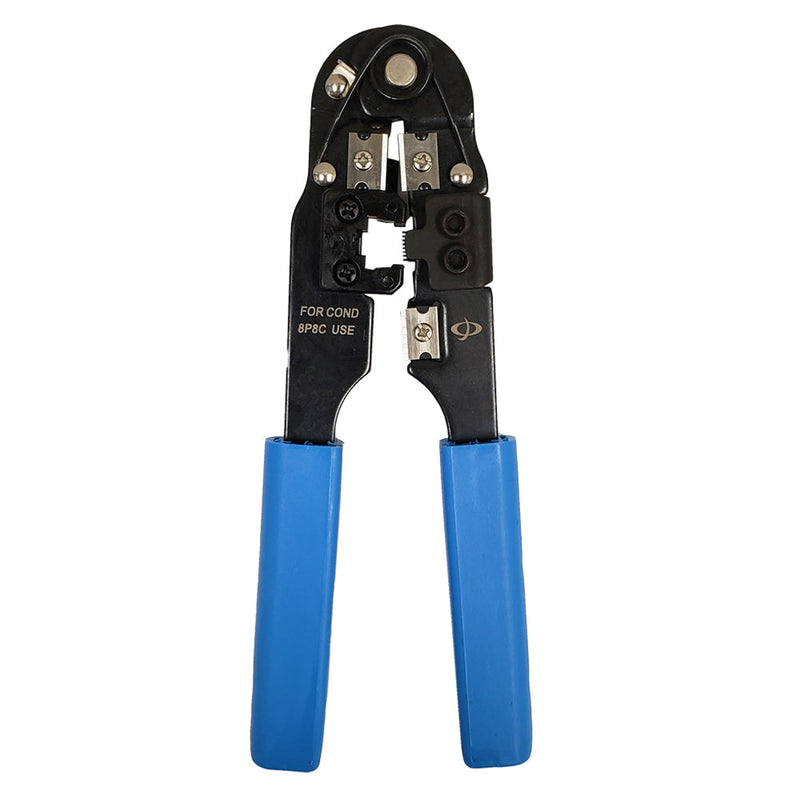 Crimp Tool for Modular Plugs - RJ45 - Strip and Cut