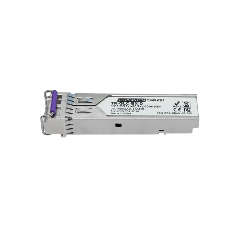 Cisco® Compatible 1000BASE-BX-D BiDi SFP 1490nm/1310nm LC Transceiver - 10km