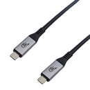 USB4 V2.0 Type-C Male to Type-C Male Cable 80G 240W - USB-IF Certified - Black - 1.5m
