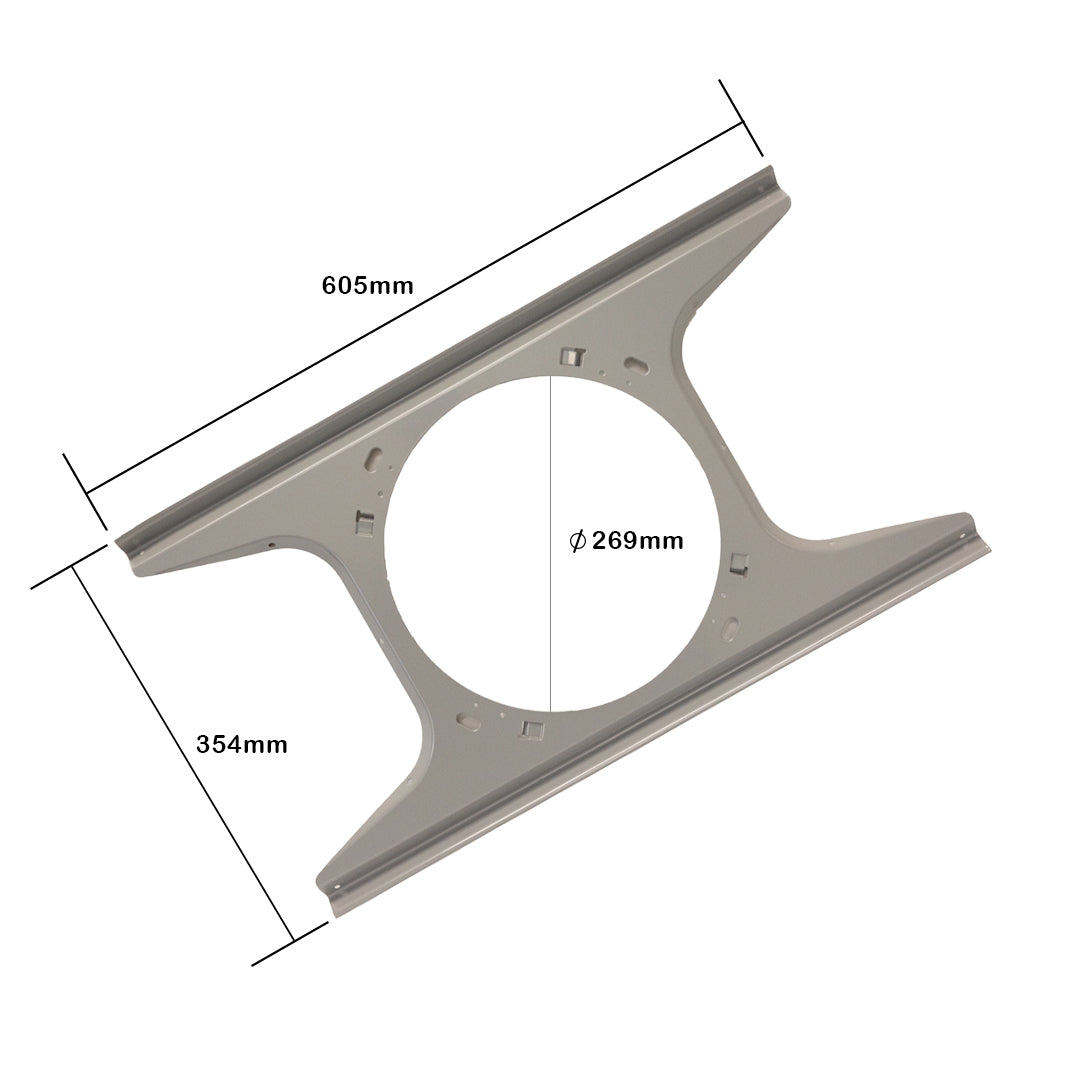 T-Bar Tile Reinforce Bridge for Ceiling Speakers - Metal - For 6.5 inch 70V Speaker