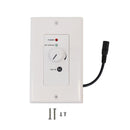 Wall Plate Decora Style - Built-in Power Amplifier with Bluetooth v5 Audio Receiver - 50W Max - White