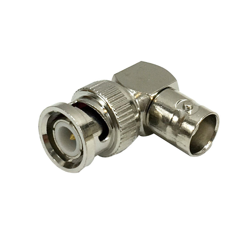 Male to BNC Female Right Angle Adapter