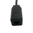 6 Inch RJ45 CAT6 Female to Female Adapter with Screw Holes