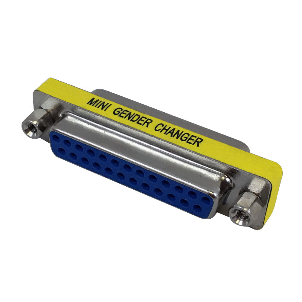 DB25 Slimline Gender Changer Female to Female