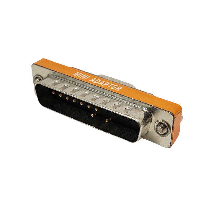 DB9 Female to DB25 Male Serial Adapter, Slimline