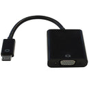 6 inch Mini-HDMI Male to VGA Female + 3.5mm Female Adapter - Black - Digital Camera/Camcorder to VGA Display