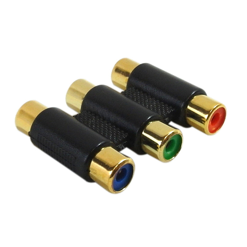 to 3 x RCA Female Component Coupler