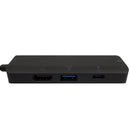 USB 3.1 Type-C to HDMI, USB-A 3.0, USB Type-C, RJ45 - DP 1.4 Alt Mode - Black