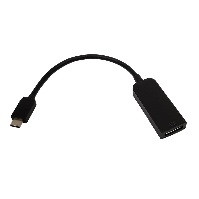 USB 3.1 Type-C to DisplayPort 4K@60Hz Adapter DP 1.2 Alt Mode - Black