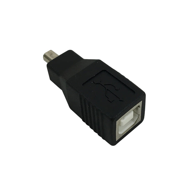 USB B Female to Mini 4-Pin Male Adapter