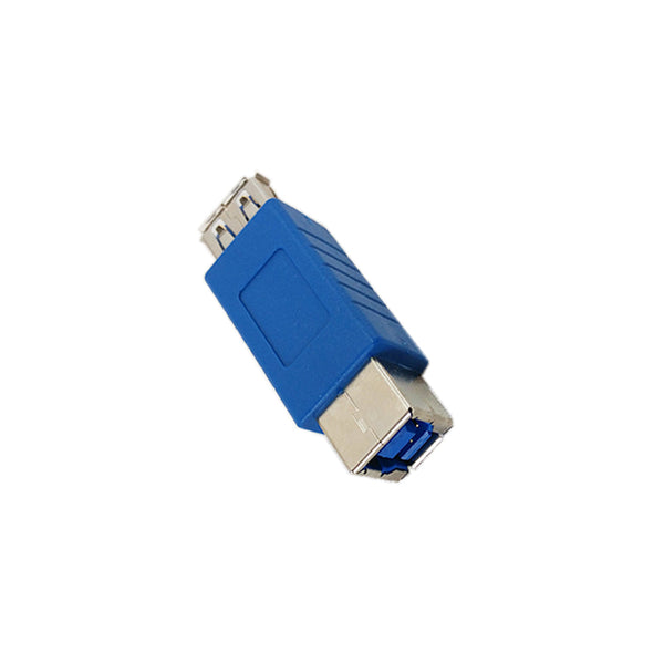 USB 3.0 A to B Female Adapter - Blue