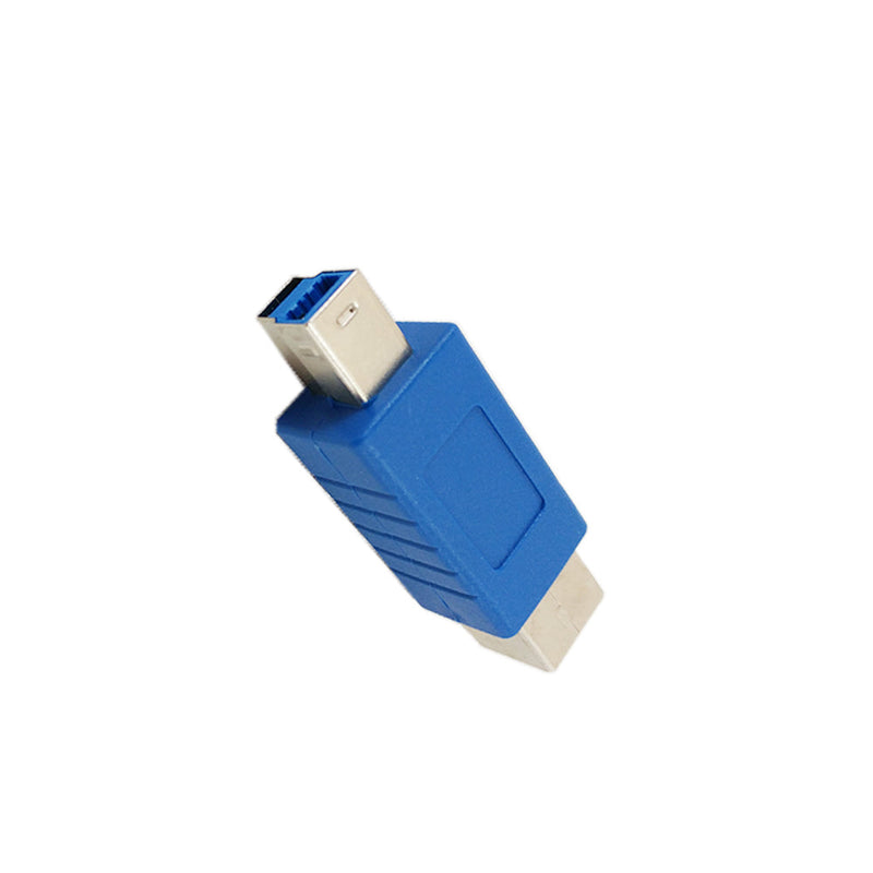 USB 3.0 Male to B Female Adapter - Blue