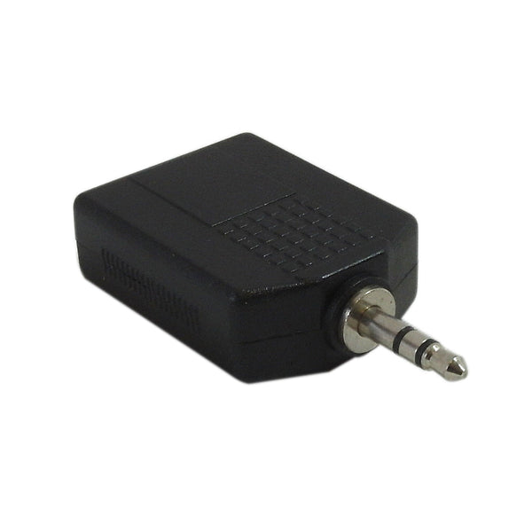 3.5mm Male to 2 x 1/4 inch Stereo Female Adapter