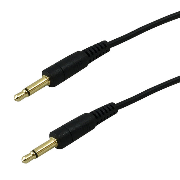 3.5mm Mono to Male Cable Riser Rated CMR/FT4 - Black