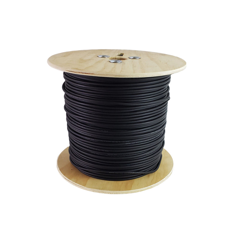 1000ft 2C Audio Bulk Cable - 24AWG Stranded 90% Braid, 100% Foil FT4