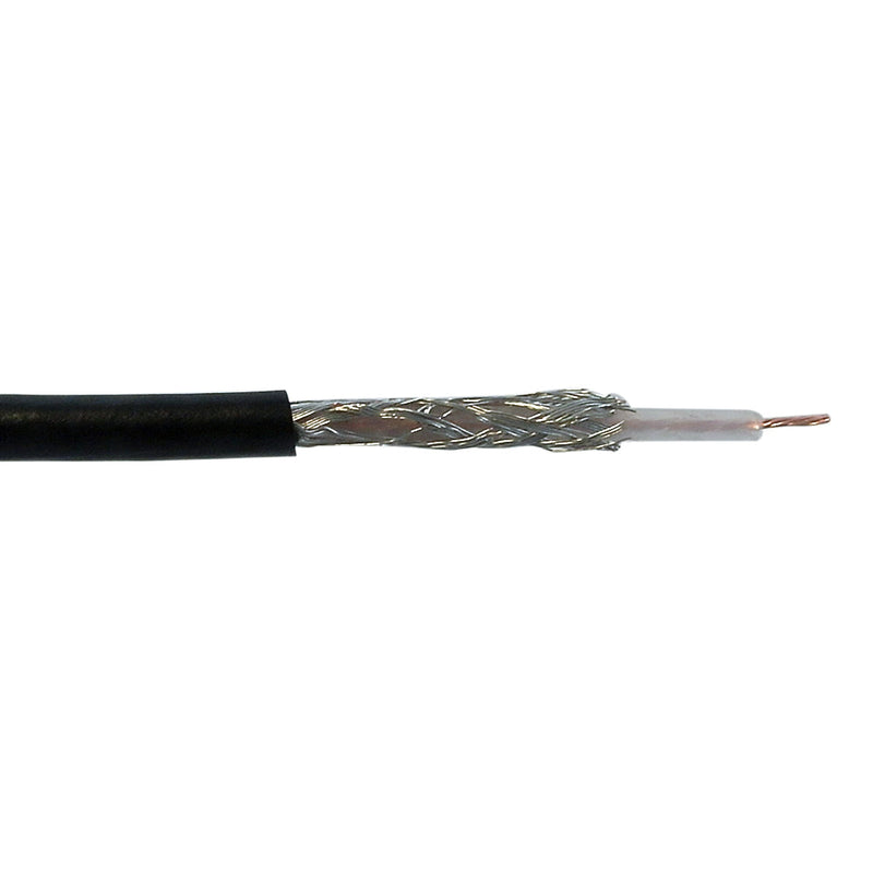 RG174 BC 26AWG Bulk Cable, 90% TC Braid CMR
