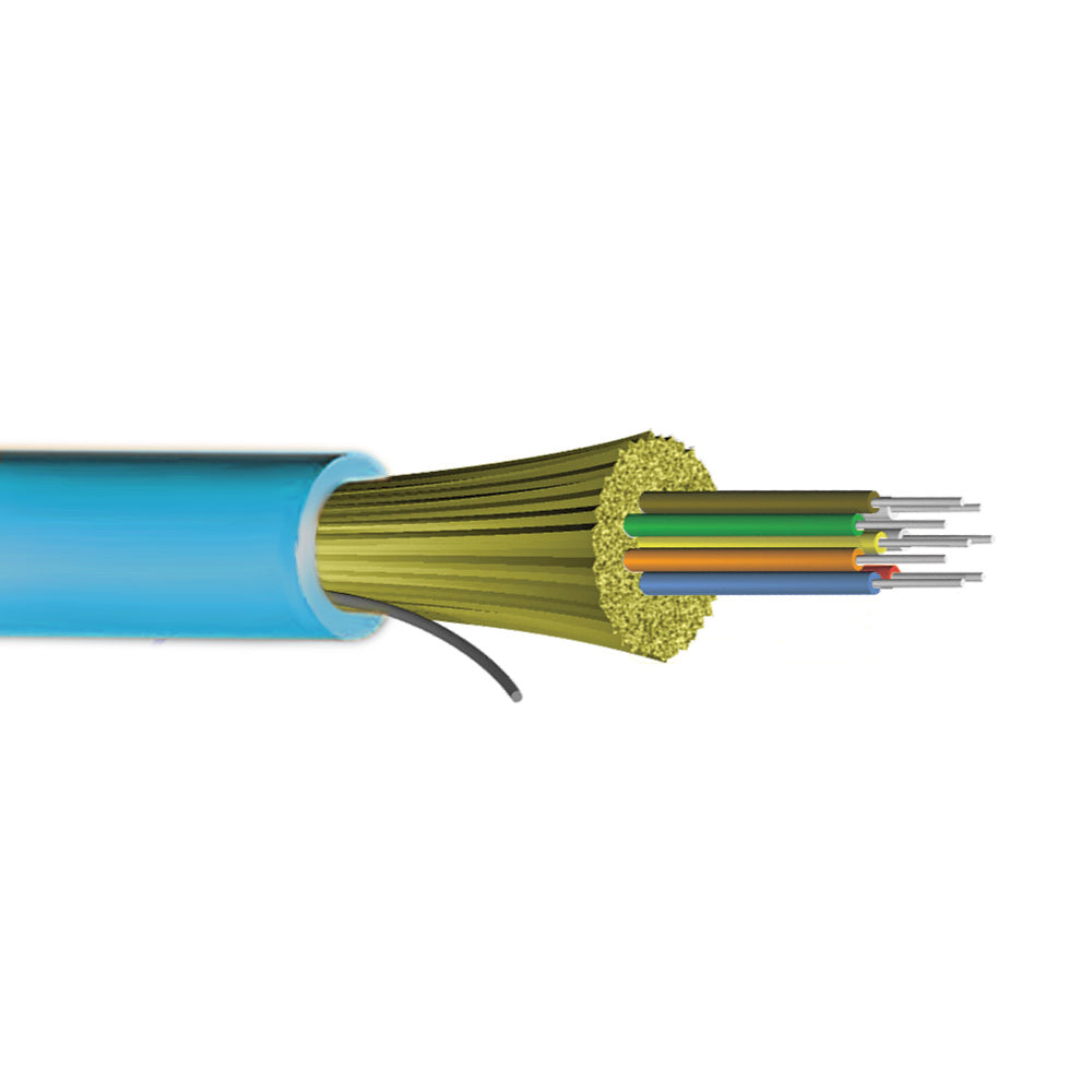 OM3 Multimode 50 Micron Indoor (Corning ClearCurve) - OFNR Riser Fiber Bulk Cable (per meter)