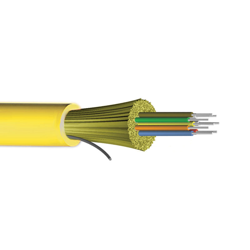 OS2 Singlemode 9 Micron Indoor (Corning SMF-28 Ultra) - OFNR Riser Fiber Bulk Cable (per meter)