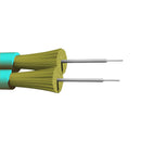 OM3 Multimode 50 Micron Duplex Zip Cord - 2mm Jacket - LSZH/OFNR Riser Fiber Bulk Cable (per meter) - 2-strand