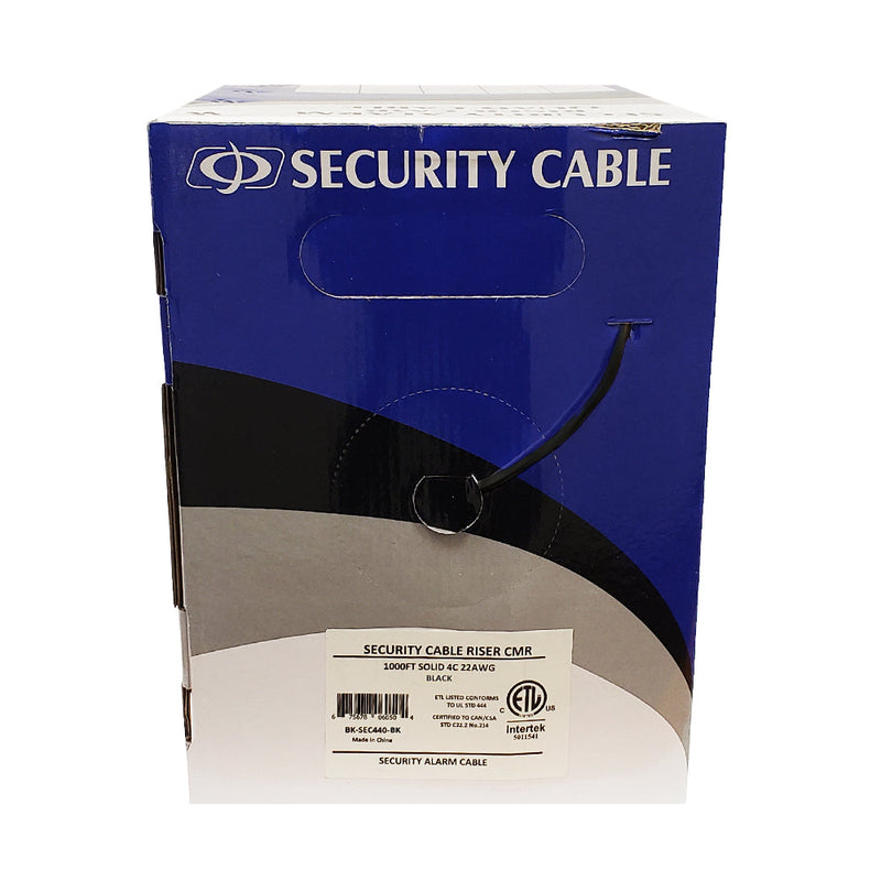 1000ft Station Z Quad Security - 4C 22AWG Solid Cable CMR Riser