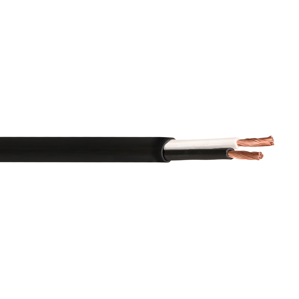 2C 12AWG Premium Phantom Extra Flexible Bulk Speaker Wire - Riser CMR (FT4) - Black