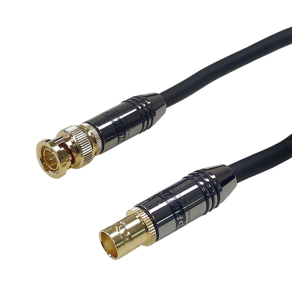 Premium Phantom Cables Hi-Flex Double Shielded RG59 Composite BNC Cable Male to Female FT4