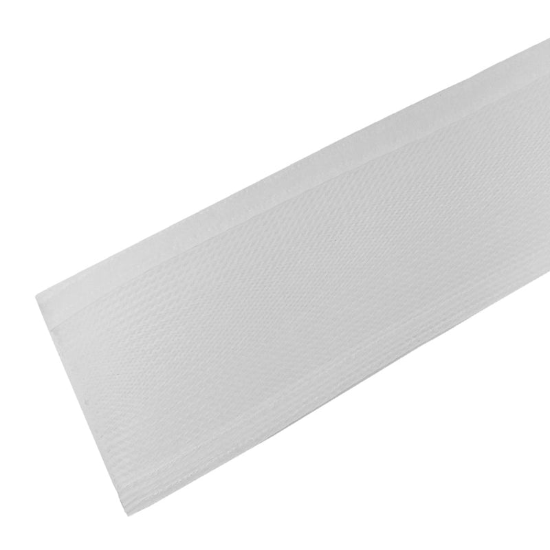 100ft 2 inch Split Hook and Loop Braided Sleeving White