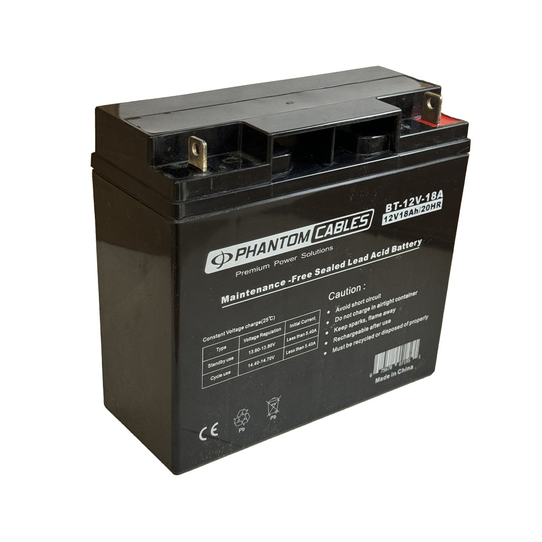 Sealed Lead Acid AGM Battery 12V 18amp x 2