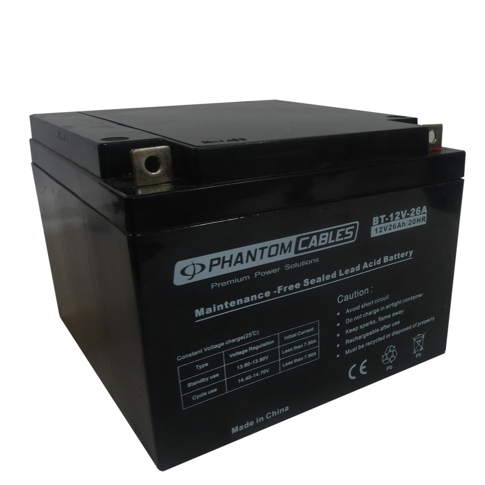 Sealed Lead Acid AGM Battery 12V 26amp