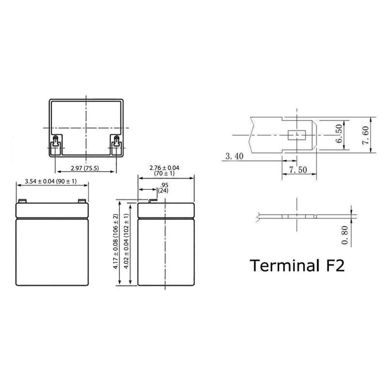 Sealed Lead Acid Battery 12V 5amp x 10