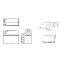 Sealed Lead Acid AGM Battery 12V 7amp x 32