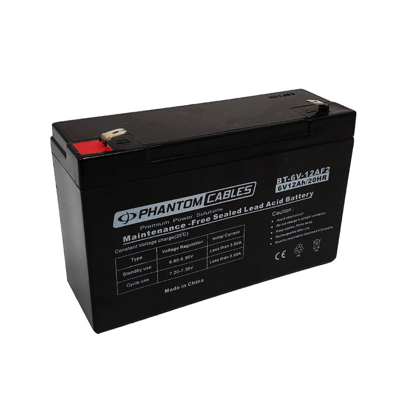 Sealed Lead Acid Battery 6V 12amp x 6