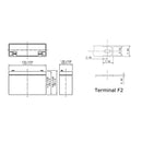 Sealed Lead Acid AGM Battery 6V 12amp x 4