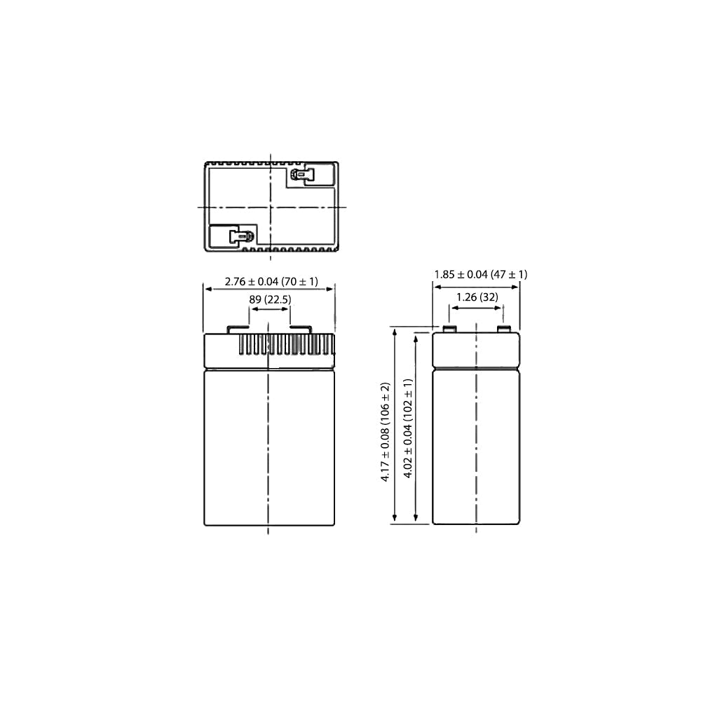 Sealed Lead Acid AGM Battery 6V 5amp x 4