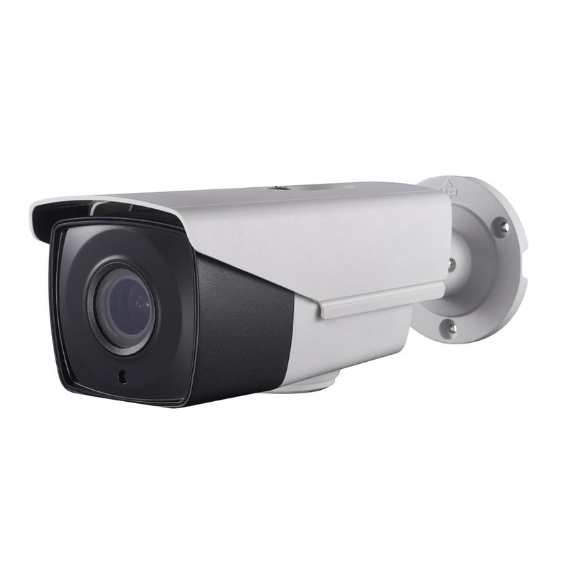 2MP Bullet TVI Camera Varifocal Lens Ultra Lowlight IR with 130ft Range Outdoor IP67 Rated - White