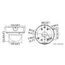 8MP Dome IP Camera - Varifocal Lens - 30m IR Range - Outdoor IP67 Rated - White