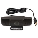 Phantom Cables Webcam 1920x1080p @30fps with Microphone - USB 2.0 6ft Cable - Black